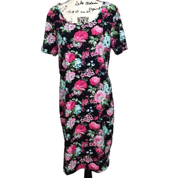 Toms Dresses & Skirts - NAVY AND FLORAL TOM’S WARE DRESS, XXL